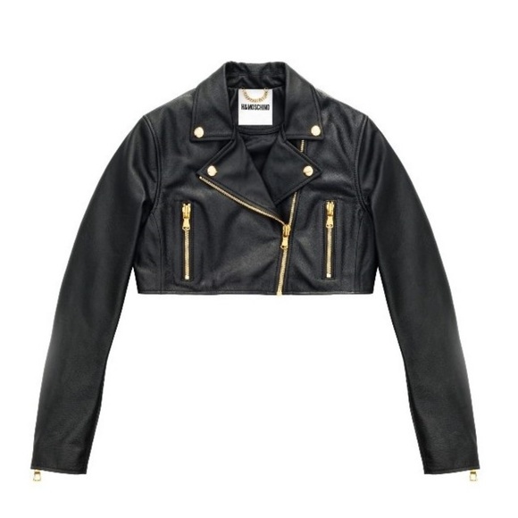 moschino biker jacket